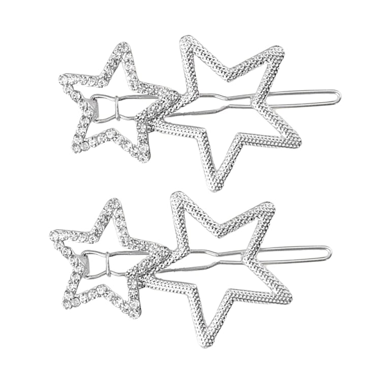 AEGYPIUS Hollow Star Hair Clips (Set Of 2)