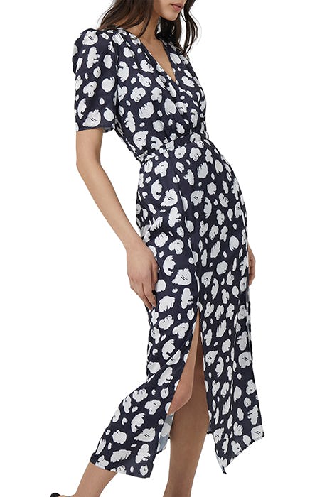 FRENCH CONNECTION Aimee Enid Front Split Dress