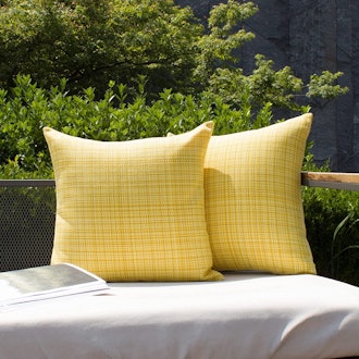 Kevin Textile Outdoor Waterproof Throw Pillow Covers (Pack of 2)
