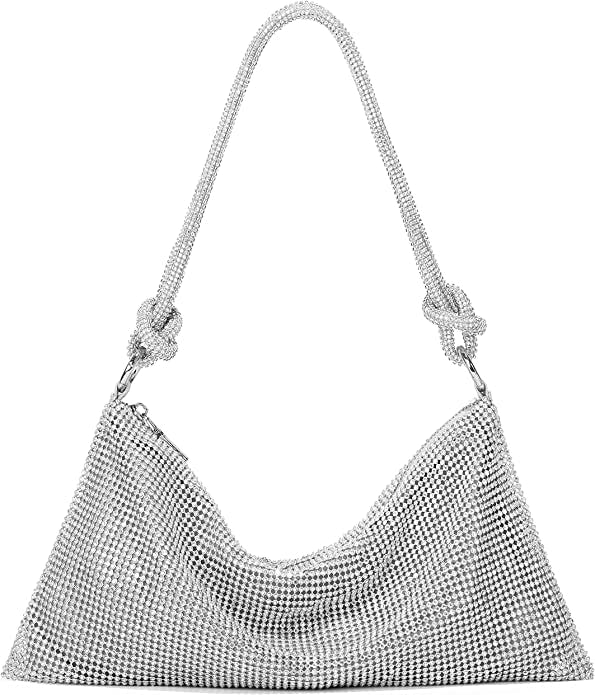 Avilego Rhinestone Hobo Bag