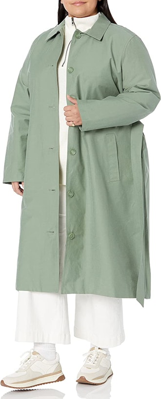 Amazon Aware Relaxed-Fit Water Repellant Trench Coat