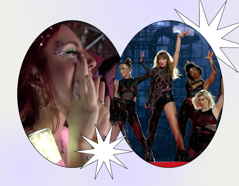 A Swiftie does a fan chant for Taylor Swift's 'Eras Tour.'