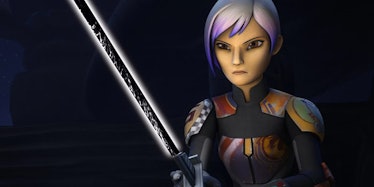 Sabine wielded the Darksaber, but it’s a Jedi and Mandalorian weapon.