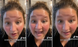 A woman shares her "childcare swap" idea on TikTok — a great way to get a free date night away from ...