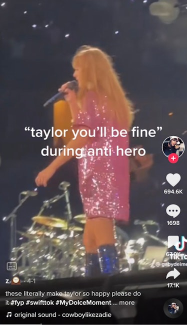 There is a new Taylor Swift fan chant during "Anti-Hero" for 'The Eras Tour.'