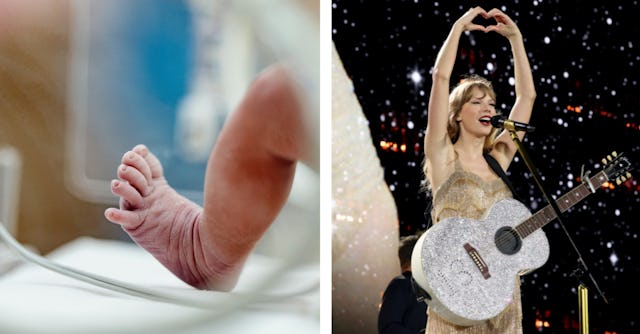 Nashville nurses turned their NICU babies into Taylor Swift lookalikes in adorable photo shoot.