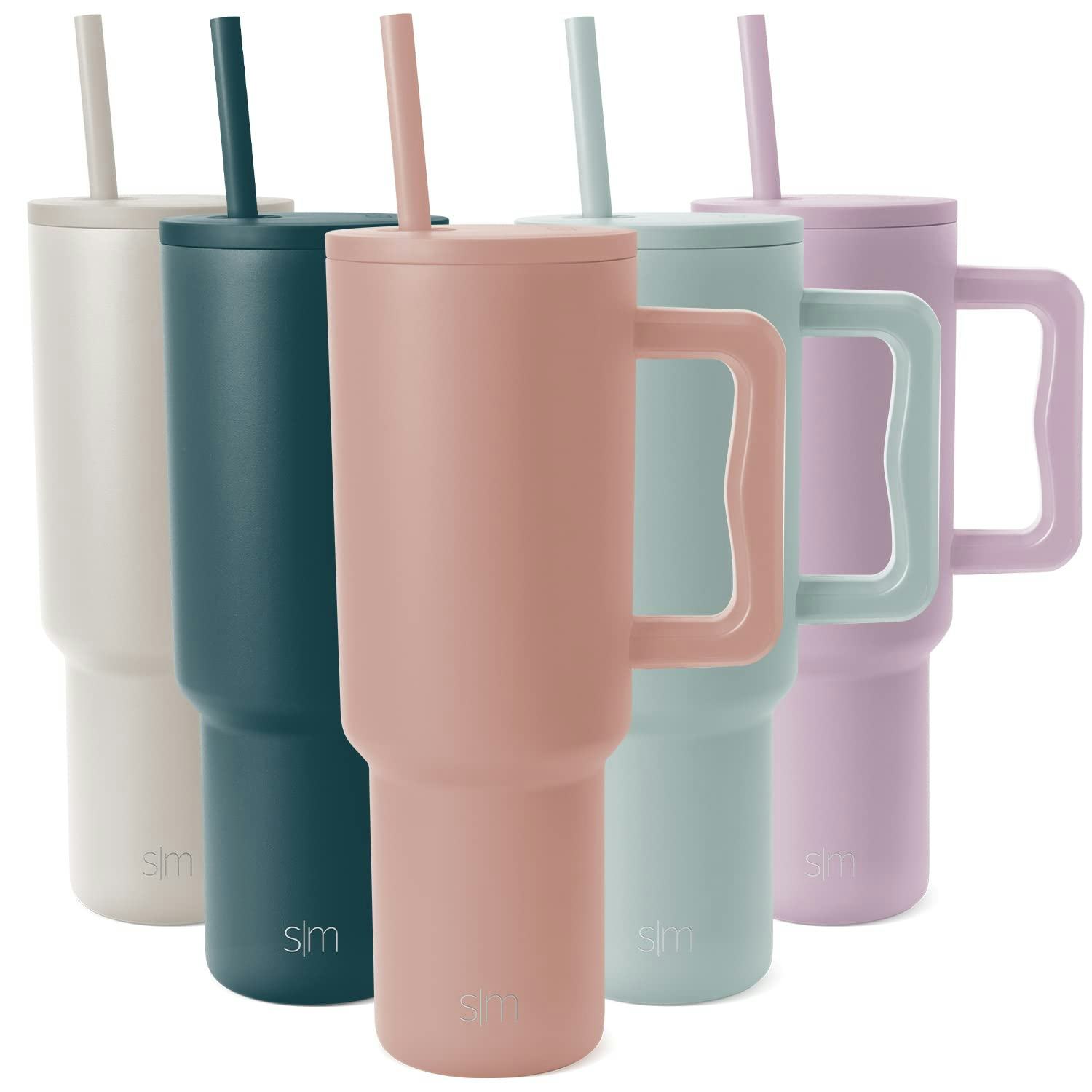 Simple Modern 40 oz Tumbler with Handle and Straw Lid