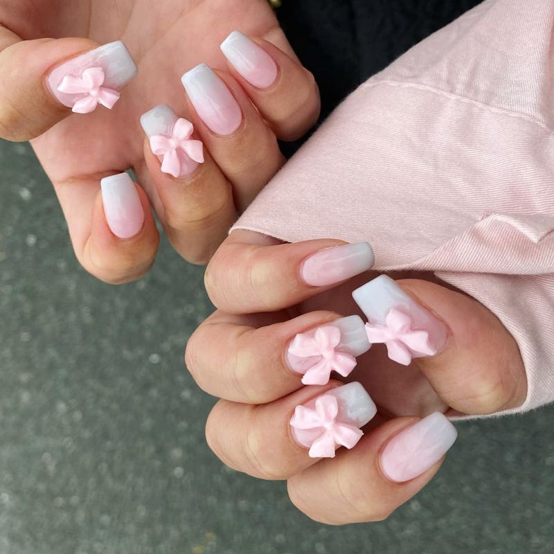 The Coquette Nail Trend Will Cure Your Summertime Sadness