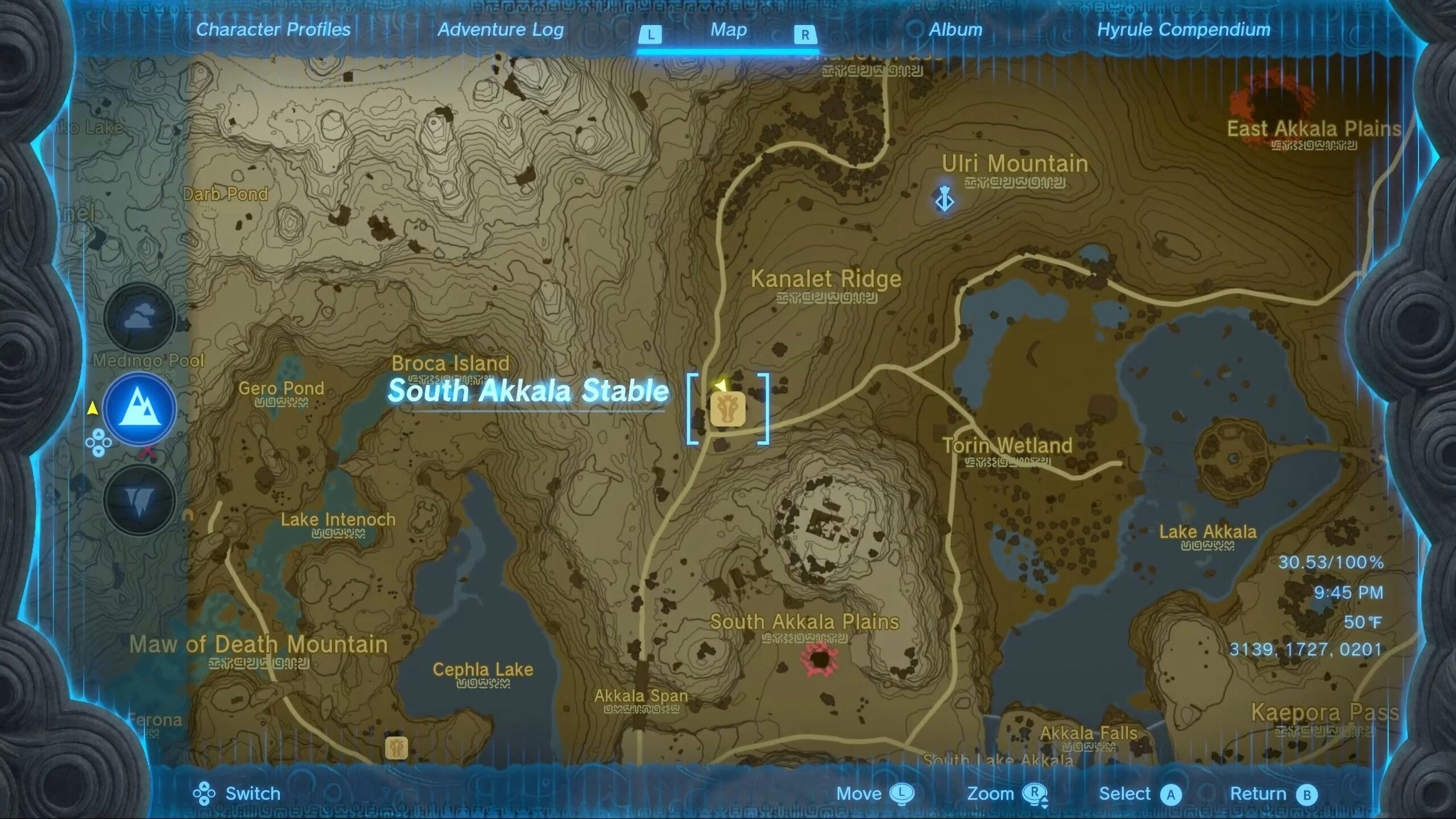 All Stable Locations in Zelda: Tears of the Kingdom, Stables Map