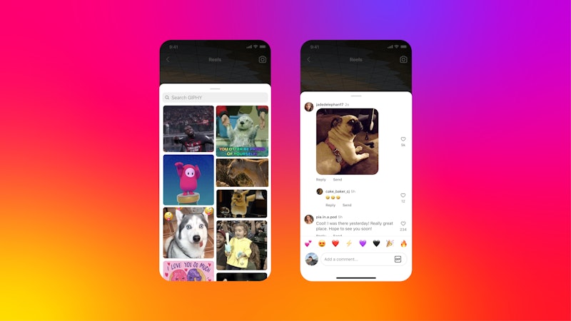 Instagram launched GIF comments -- here's how to use them.
