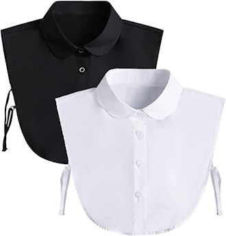 Kalkehay Detachable Collar Blouse (2-Pack)