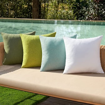 MIULEE Outdoor Throw Pillow Covers (4-Pack)