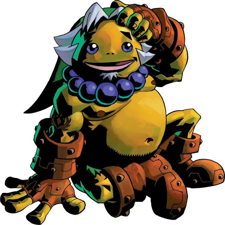 zelda majoras mask goron link