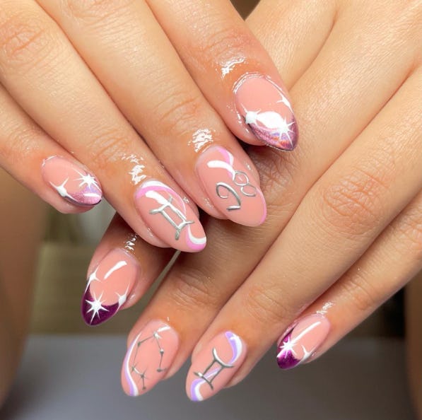 Gemini nail designs