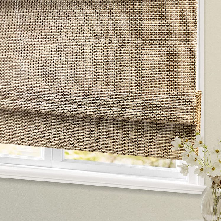 HousCa Blackout Cordless Bamboo Blinds