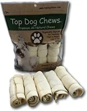 Top Dog Chews Buffalo Beef Cheek Rolls (5-Pack)