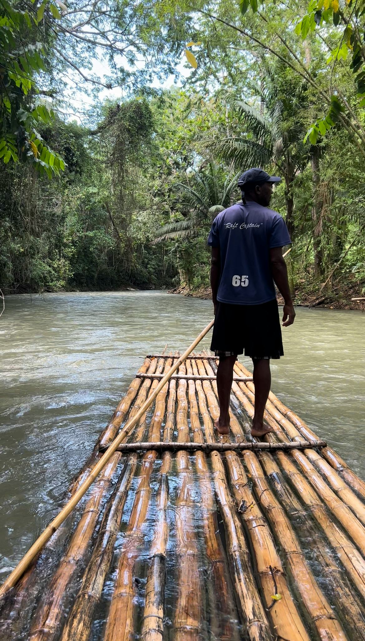 Rafting on the Martha Brae