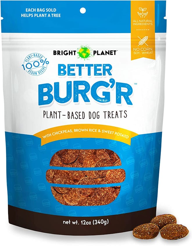 Bright Planet Pet Better Burg'r Plant-Based Dog Treats 