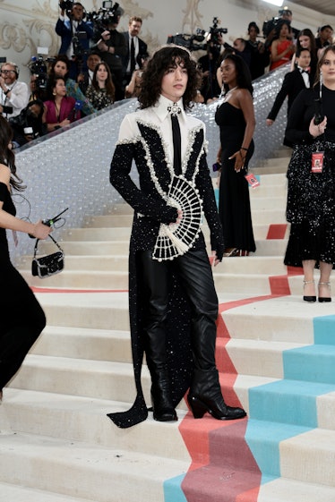 Conan Gray attends The 2023 Met Gala Celebrating "Karl Lagerfeld: A Line Of Beauty" at The Metropoli...