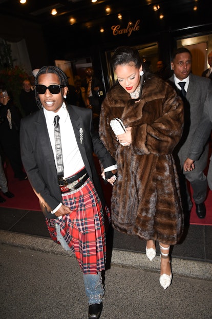 A$AP Rocky and Rihanna at The Carlyle Hotel 