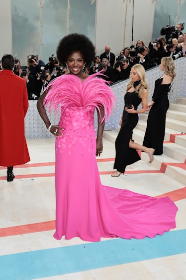 Viola Davis attends The 2023 Met Gala Celebrating "Karl Lagerfeld: A Line Of Beauty" at The Metropol...