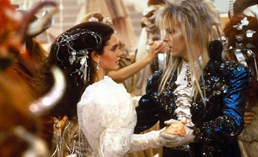 Jennifer Connelly and David Bowie in Labyrinth