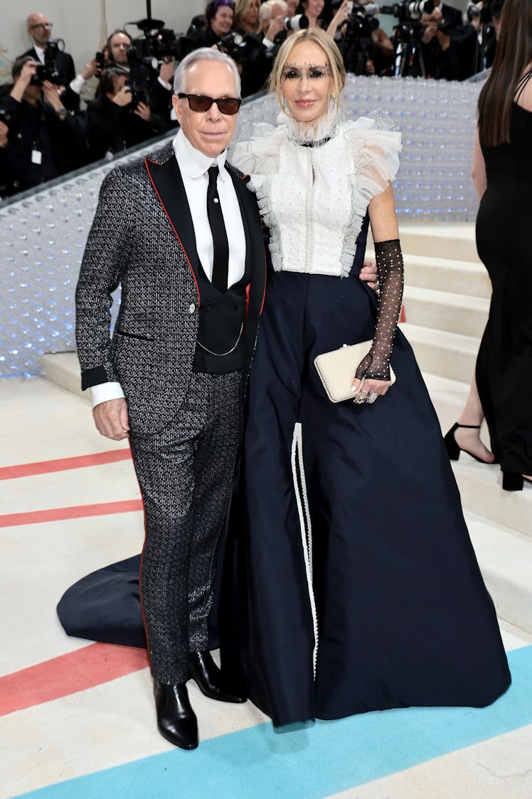 Tommy Hilfiger and Dee Ocleppo attend The 2023 Met Gala Celebrating "Karl Lagerfeld: A Line Of Beaut...