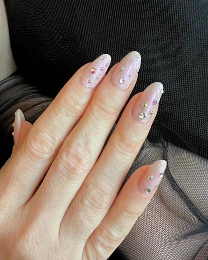 Jessica Chastain’s 2023 Met Gala nail art.