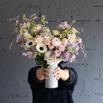 Mother's day flowers you can buy online 2023: a pastel-hued bouquet with lots of soft volume