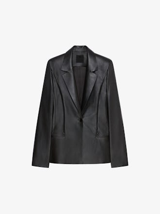 Cape Jacket in Leather