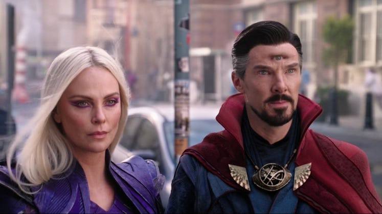 Charlize Theron plays Clea, a powerful sorceress and Doctor Strange’s love interest in the comics.