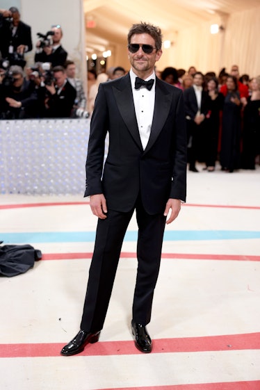 Bradley Cooper attends The 2023 Met Gala Celebrating "Karl Lagerfeld: A Line Of Beauty" at The Metro...