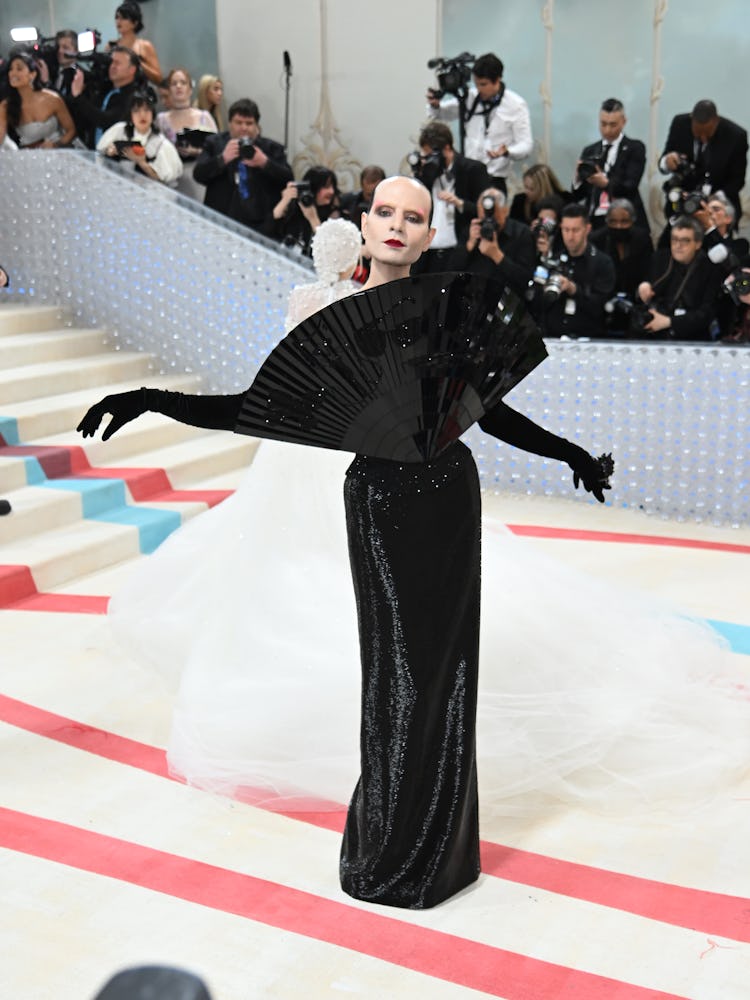Jordan Roth attends The 2023 Met Gala Celebrating "Karl Lagerfeld: A Line Of Beauty" at The Metropol...