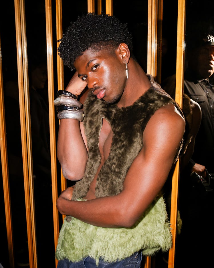 Lil Nas X at the Met Gala After Party at Boom Boom Room