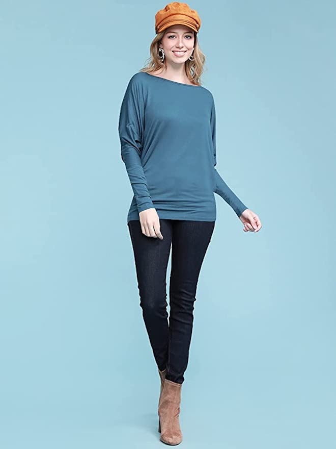 Lock and Love Batwing Dolman Top