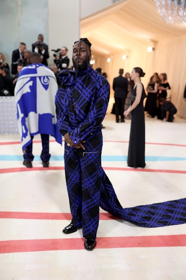 Burna Boy attends The 2023 Met Gala Celebrating "Karl Lagerfeld: A Line Of Beauty" at The Metropolit...