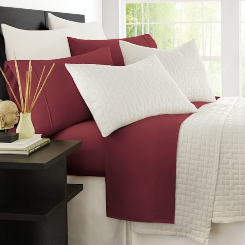 Zen Bamboo Luxury 1500 Series Bed Sheets (4 Pieces) 