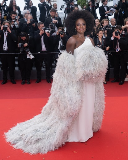 Viola Davis attends the "Monster" red carpet during the 76th annual Cannes film festival 