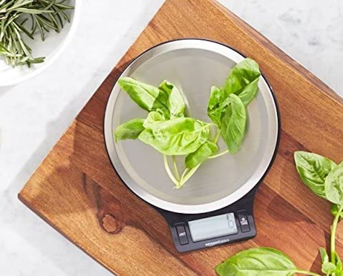 Amazon Basics Stainless Steel Digital Kitchen Scale 