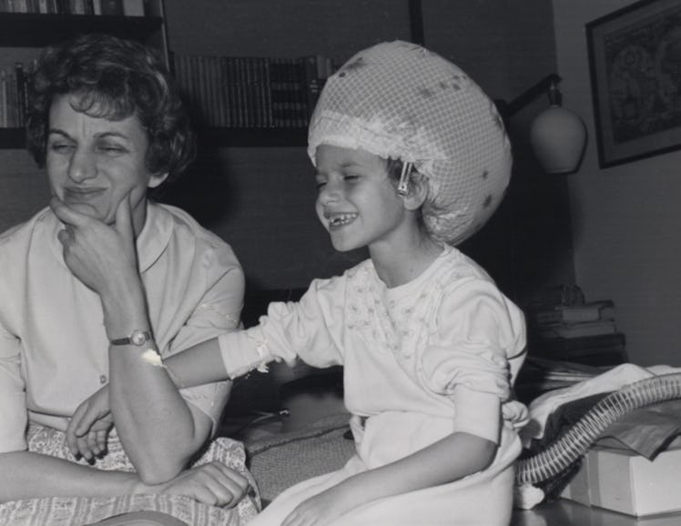 Sandra Bernhard with her mother as a child.