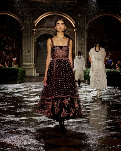 Dior’s Cruise 2024 show as staged at Colegio de San Ildefonso, the art school where Frida Kahlo stud...