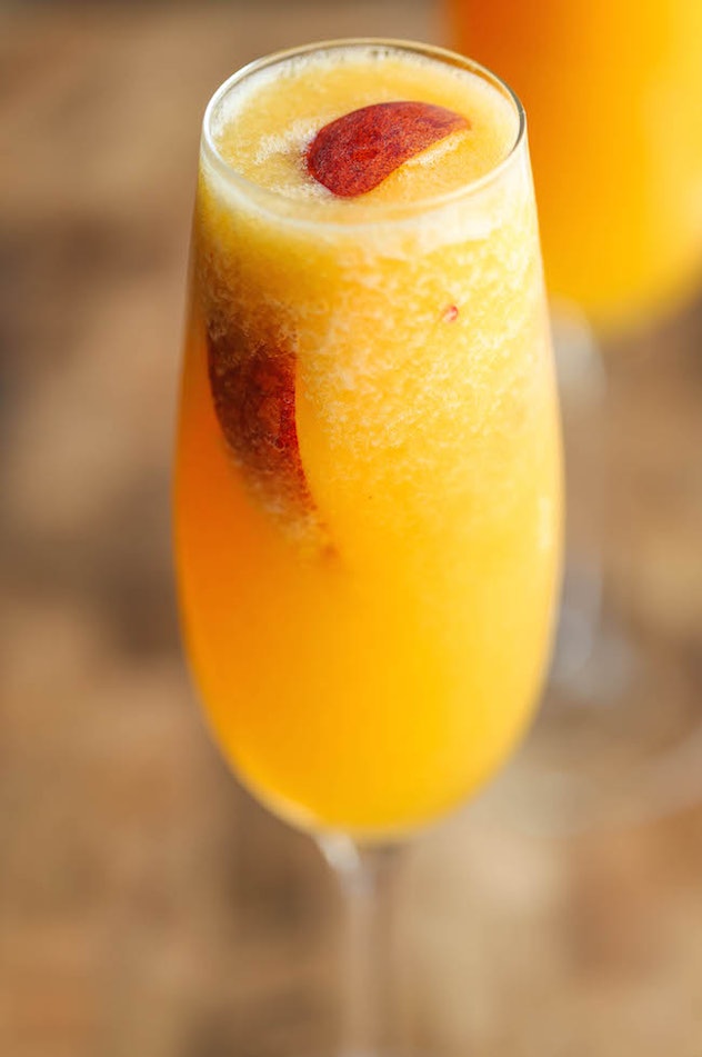 frozen peach bellini