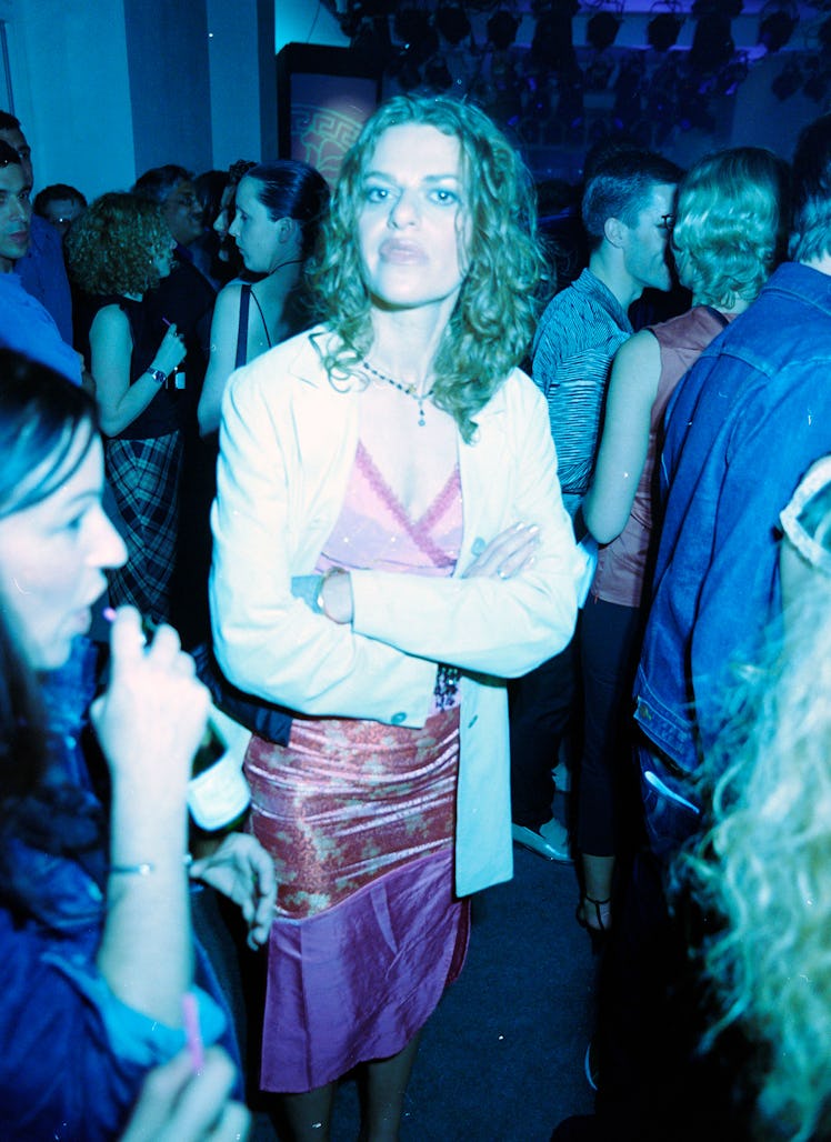 Sandra Bernhard attending a party.