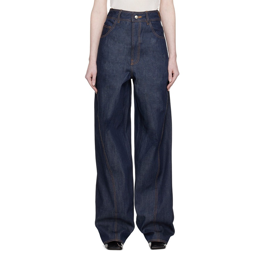 Best West Jeans- Jeans Mujer Tobillero Bocelli T.Medio Alto 1233-Azul