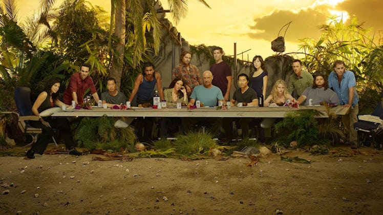 A promotional photo for the Lost series finale.