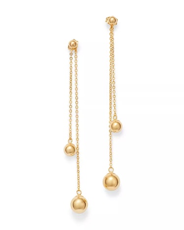 Bead Drop Earrings in 14K Yellow Gold - 100% Exclusive