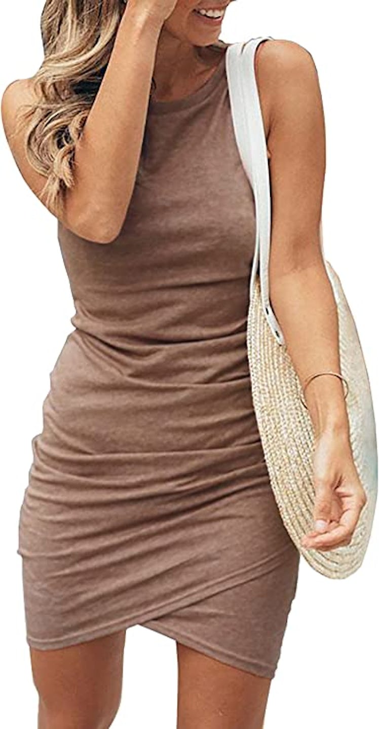 BTFBM Ruched Mini Dress