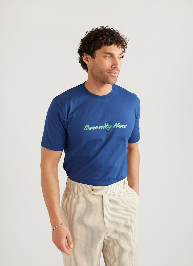  Frank T Shirt Seinfeld x Percival Indigo