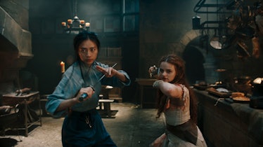 Veronica Ngo and Joey King in The Princess