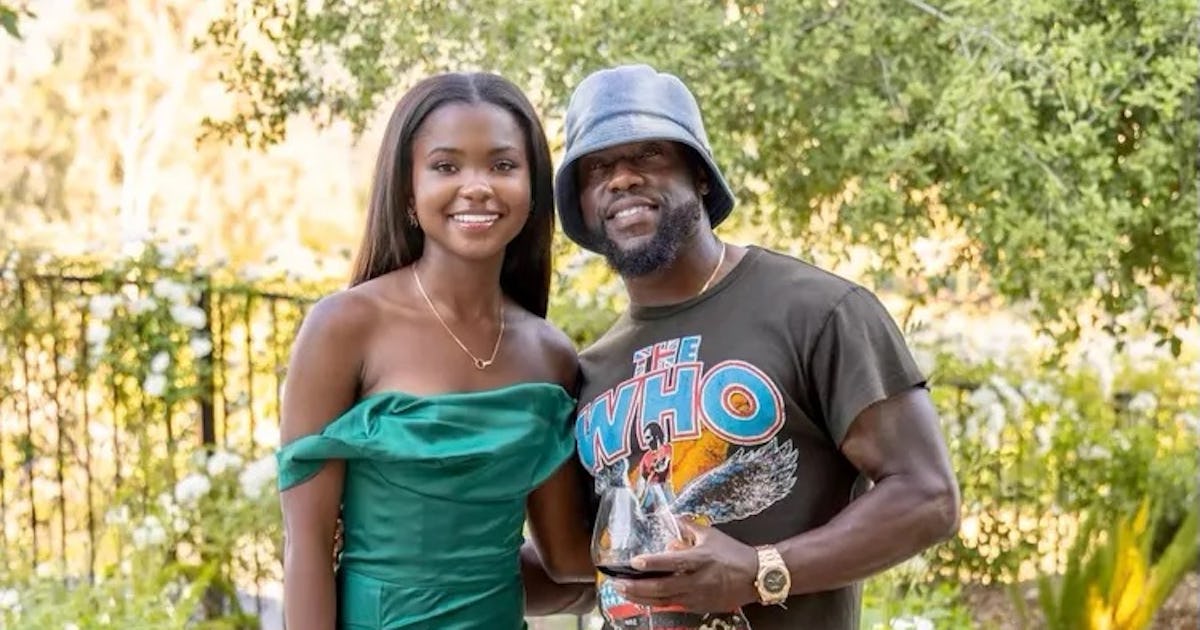 Kevin Hart Poses With Daughter Heaven Before Prom In Sweet Photos